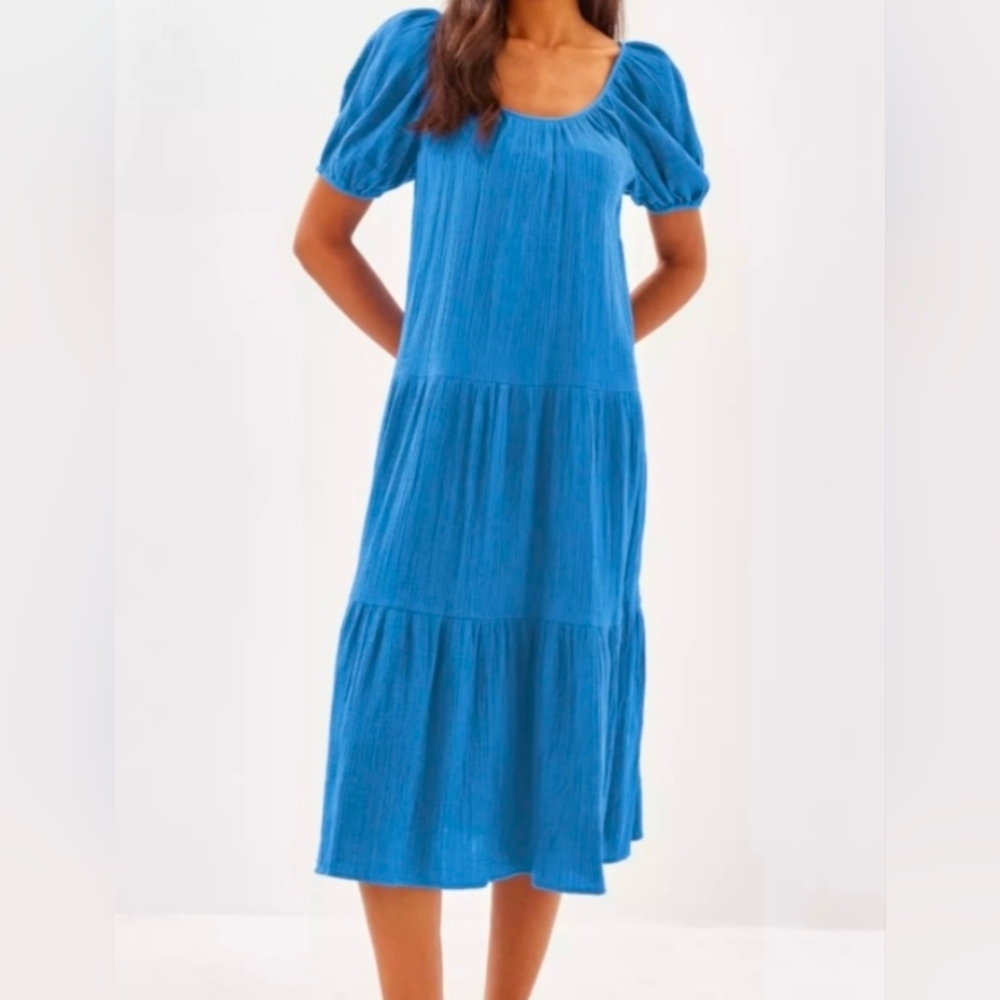 NWT Lilly Pulitzer Zemini Coverup Dress XL Sunwashed Blue